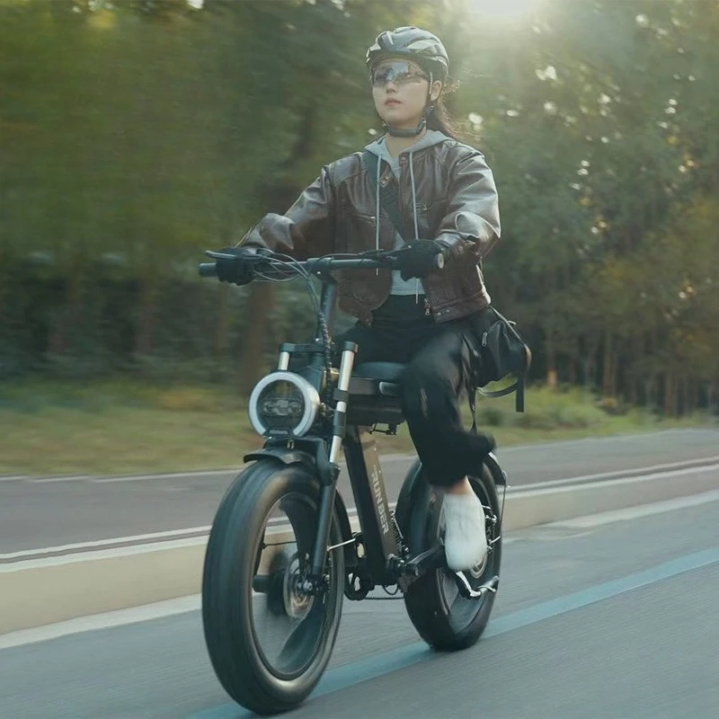 

20 inch fat tire snow electric bicycle aluminum alloy lithium battery electric vehicle cross-border export wide