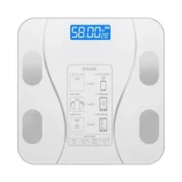 Body Fat Scale USB Charging Smart Wireless Digital Bathroom Weight Scale Body Composition Analyzer With Smartphone App Bluetooth