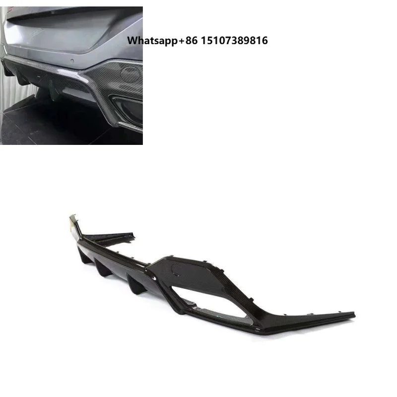 Carbon Fiber Rear Lip Diffuser Rear Splitter Fit 8 Series G14 G15 G16 Custom Car Exterior Modification Accessories