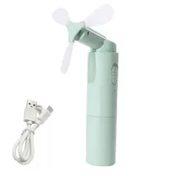 Handheld Mini Fan with 2 Speed Settings Lanyard Design Portable Rechargeable Pocket Fan Personal Air Conditioner