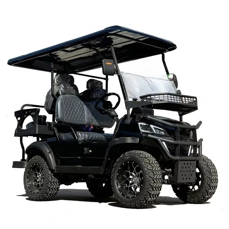 Design Street Legal Electric 4 Seater Golf Cart with 48v 72v Battery Accepts Customization