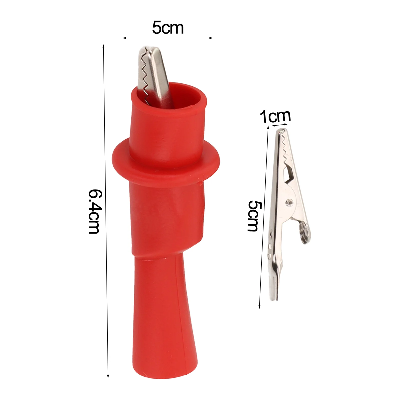 Circuit metal crocodile clip with multifunctional needletester probe comfortable grip 10A max current 1000V voltage range