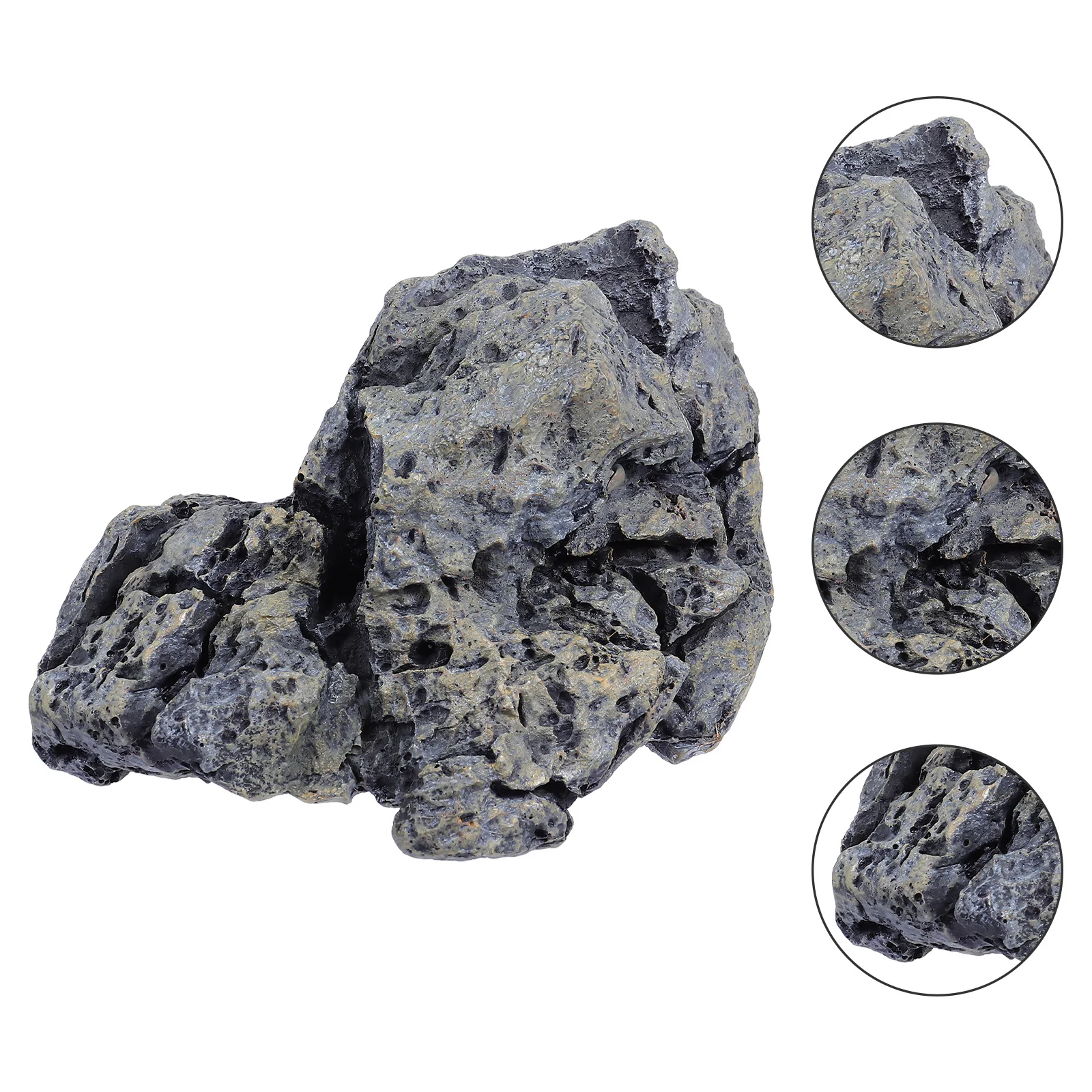 

Water Tank Stone Decor Resin Aquarium Ornament Realistic Fish Tank Landscape Simulation Rock Habitat For Pet Aquarium