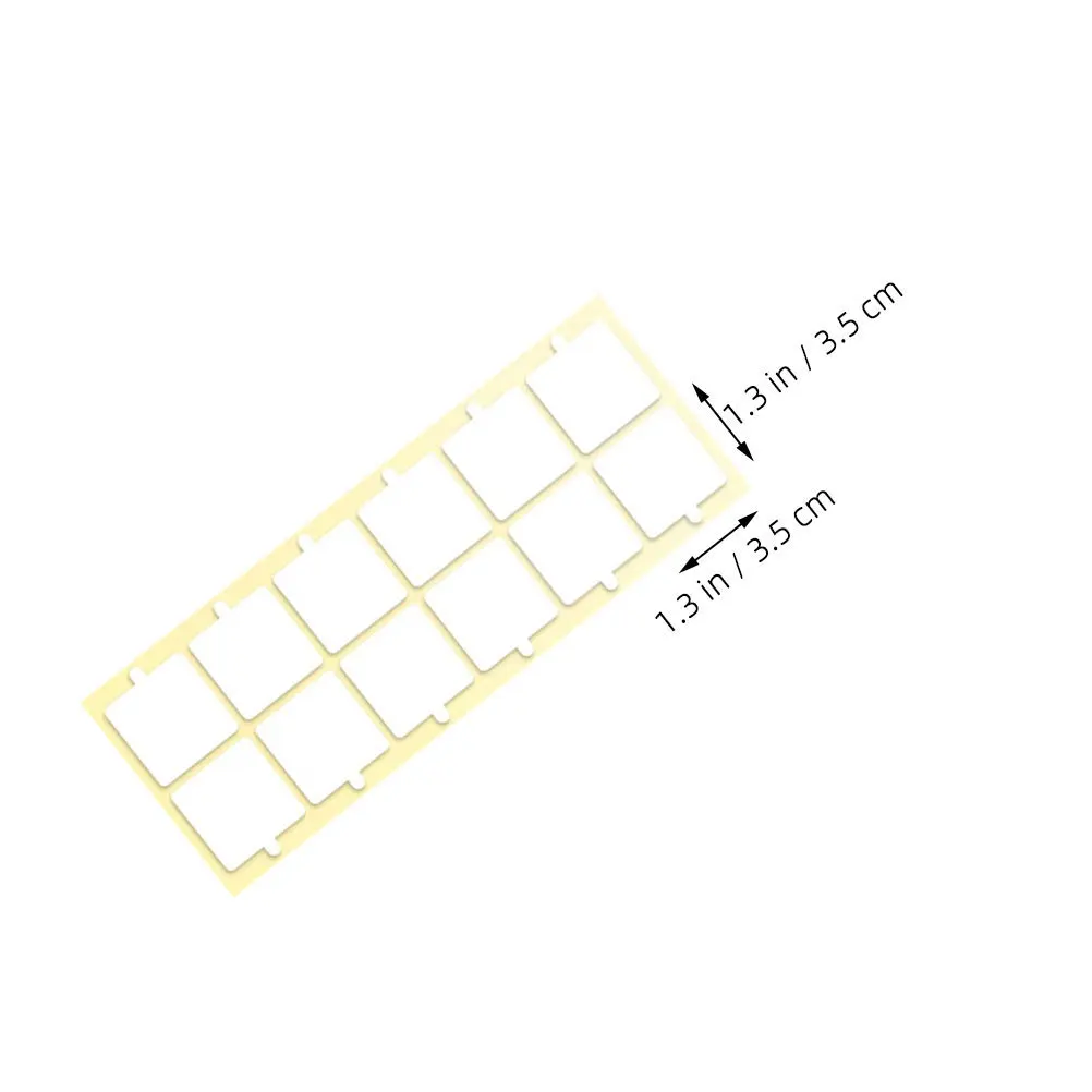 180 قطعة لا أثر شريط مزدوج الجوانب 35 مللي متر × 35 مللي متر لاصق شفاف للوحات الرغوة عازلة للصوت الجدران استوديوهات الترابط القوي