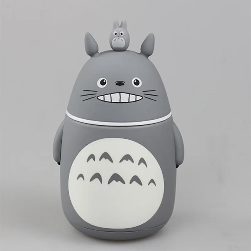 Kawaii My Neighbor Totoro Thermos Cup Kid Anime Water Cup Boy Girl Heat Resistant Glass Cup Student Cartoon Boiling Water Cup