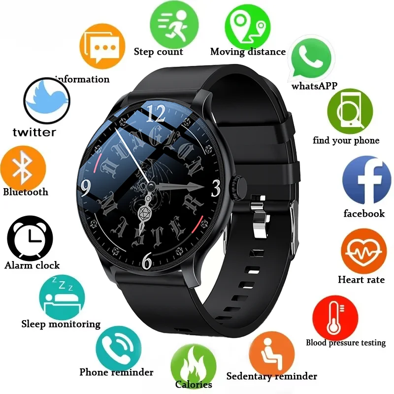 KESHUYOU 2025 New Fashion Smart Watch Bluetooth Talk Man Woman Sport Heart Rate Fitness Tracker Smart Watch for Android IOS