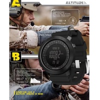 NORTH EDGE APACHE Watches For Men 50mm Outdoors Running Swimming Sports Mens Watch Altimeter Compass Waterproof 50M Reloj Hombre
