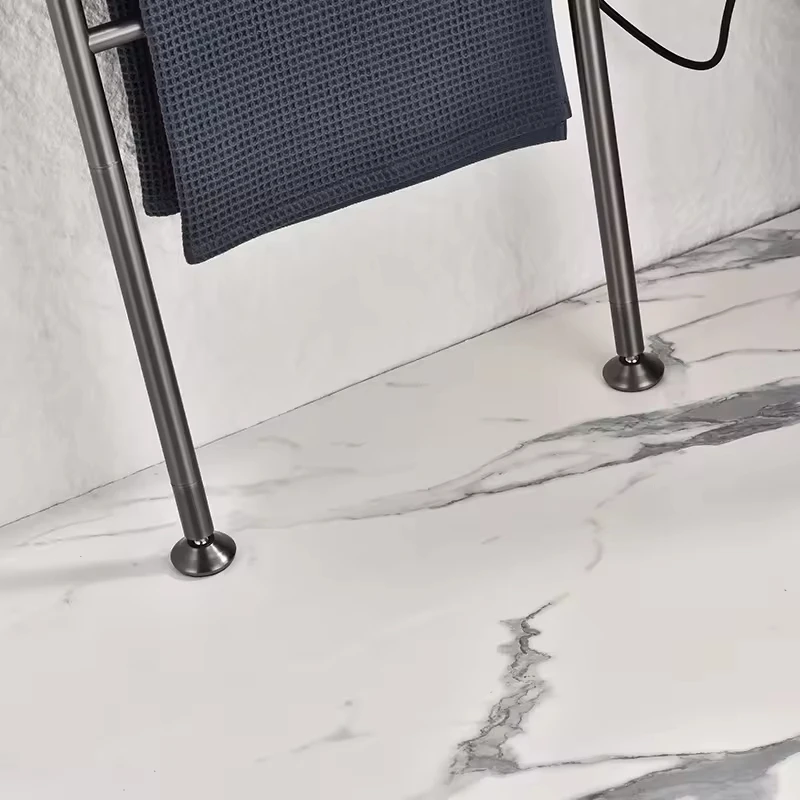 الذكية الفولاذ المقاوم للصدأ مجفف المناشف الكهربائية مزدوجة ساخنة منشفة دفئا سخان درجة حرارة ثابتة ساخنة لاستخدام شقة الحمام