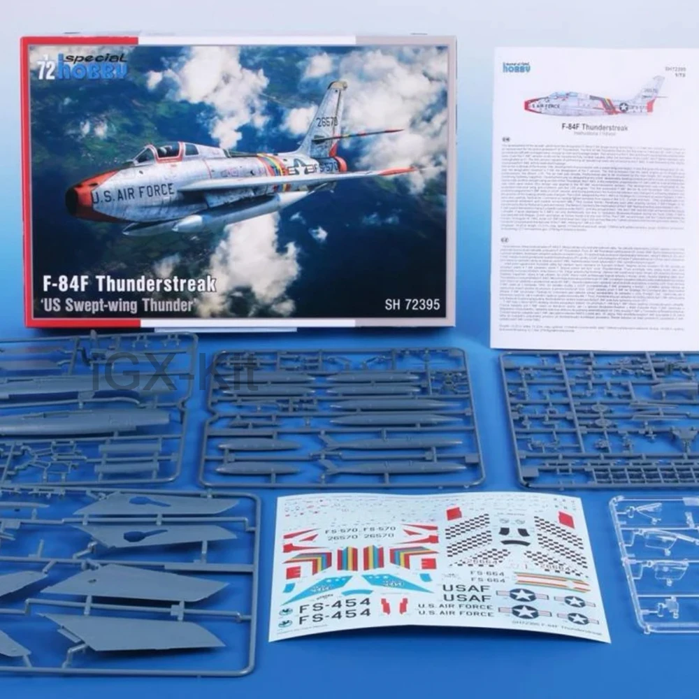 

Специальное хобби 72395, масштаб 1:72, США F84F F-84F Thunderstreak Swept Wing Thunder Jet Fighter, пластиковая модель строительного комплекта