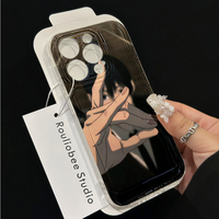luxury anime Demon Hayakawa Aki Soft Clear Case protection for iPhone 15 14 13 12 11 14 Pro Max XS XR 7 8 Plus X SE Coque