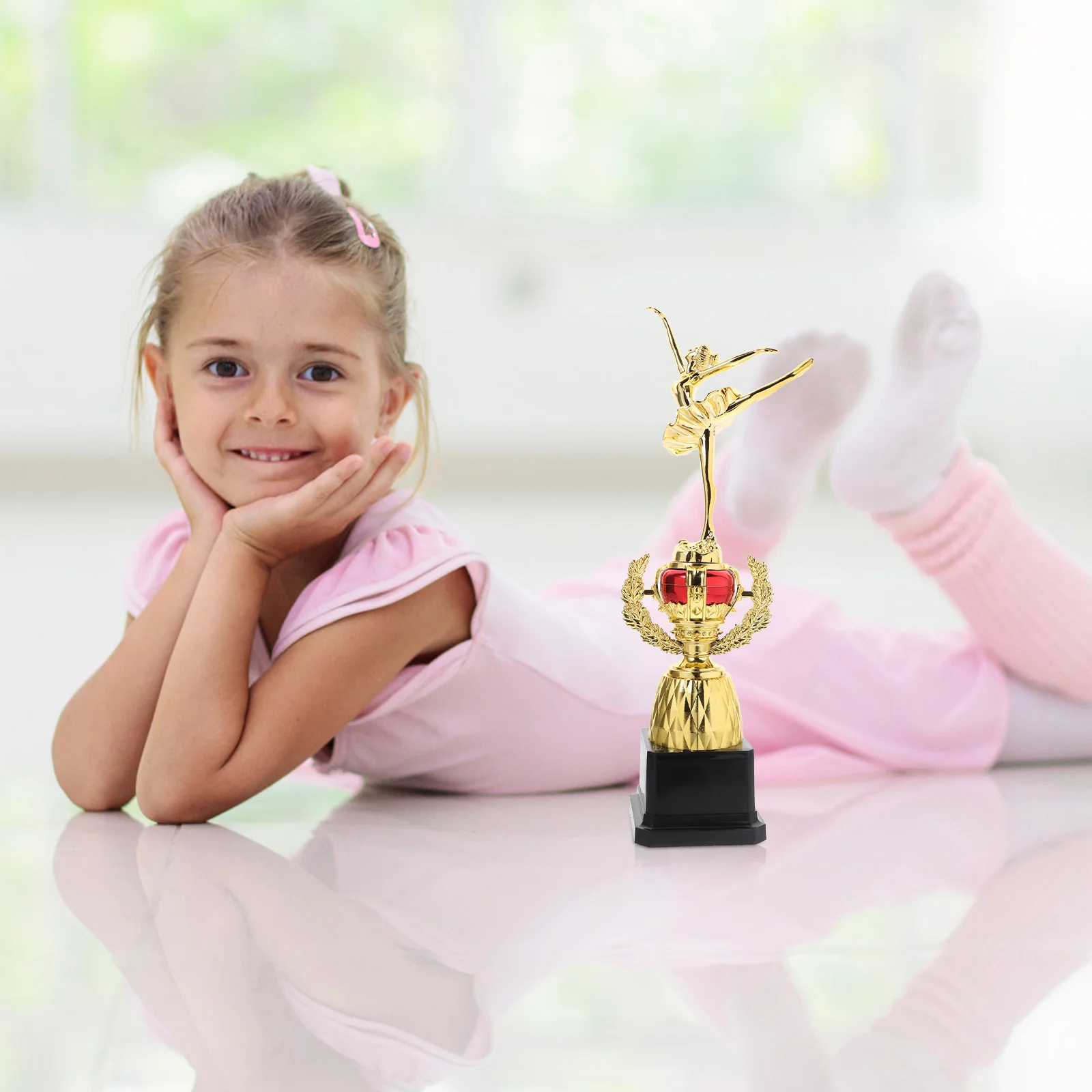 Dance Trophy Ballet Award Cups Gift Appreciation Gifts Dancing Girl Statue Child