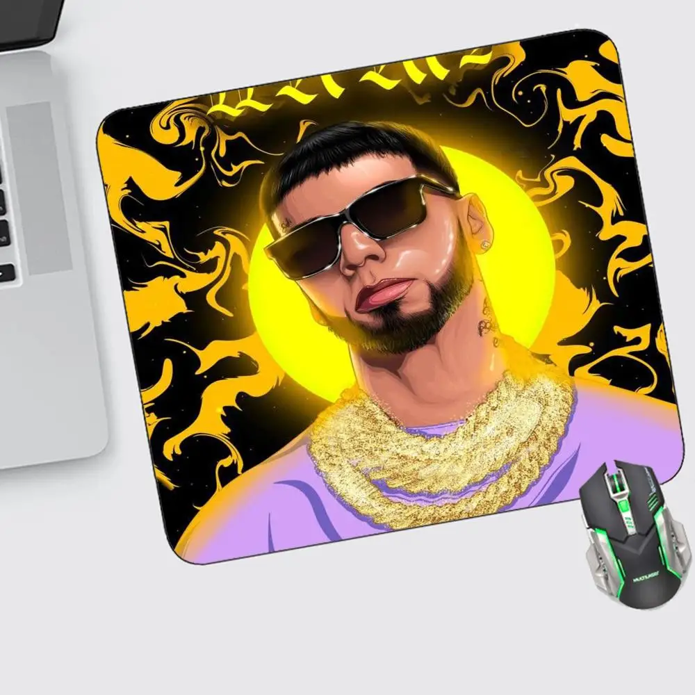 

Anuel AA Mouse Pad Small Gaming Accessories Keyboard Computer Offices Desk Mat Pc Gamer Non-slip Rubber Mousepad
