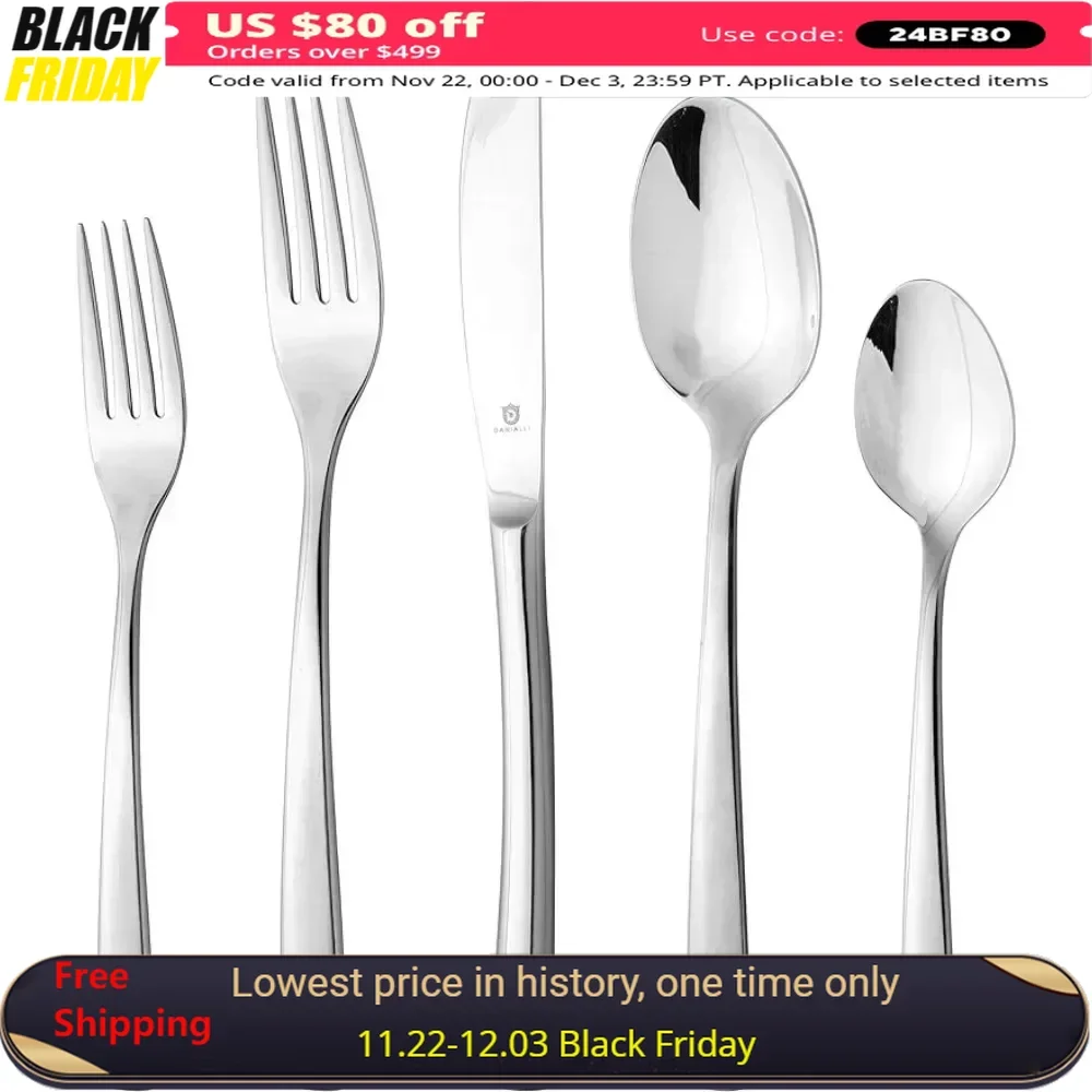 

Include Knife/Fork/Spoon Dinnerware Set Mirror Polished Set of Cutlery Stainless Steel Gold Cutlery Dishwasher Safe Tableware