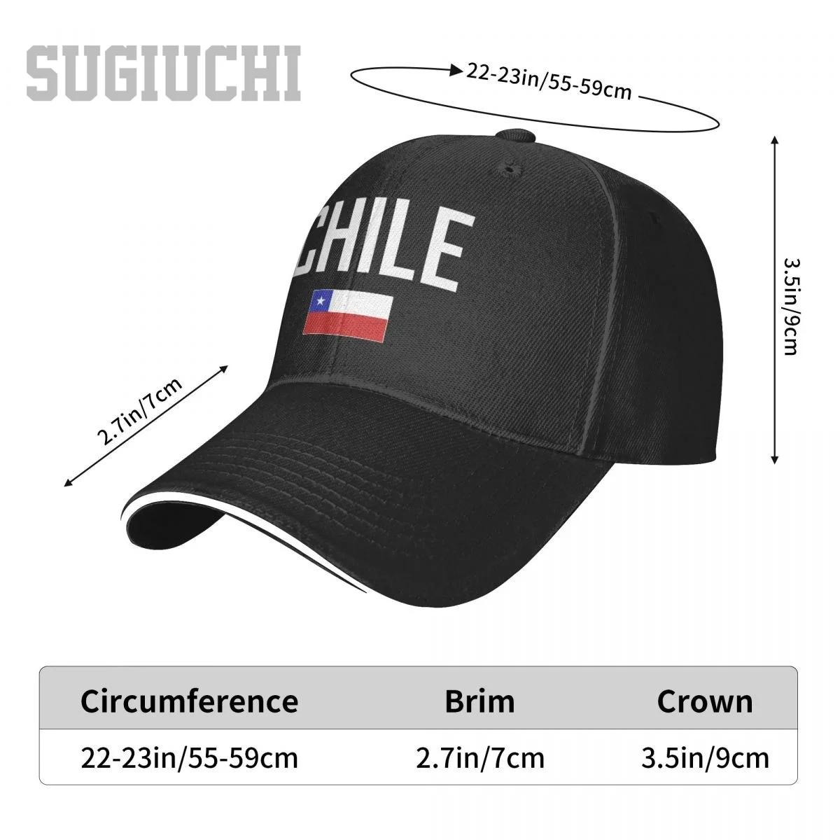 للجنسين ساندويتش تشيلي العلم والخط قبعة بيسبول الرجال النساء الهيب هوب قبعات Snapback قبعة الجولف الصيد