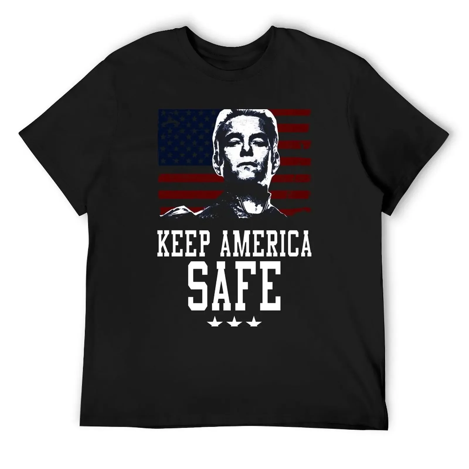 

Homelander Keep America Safe T-Shirt plain blanks men clothing