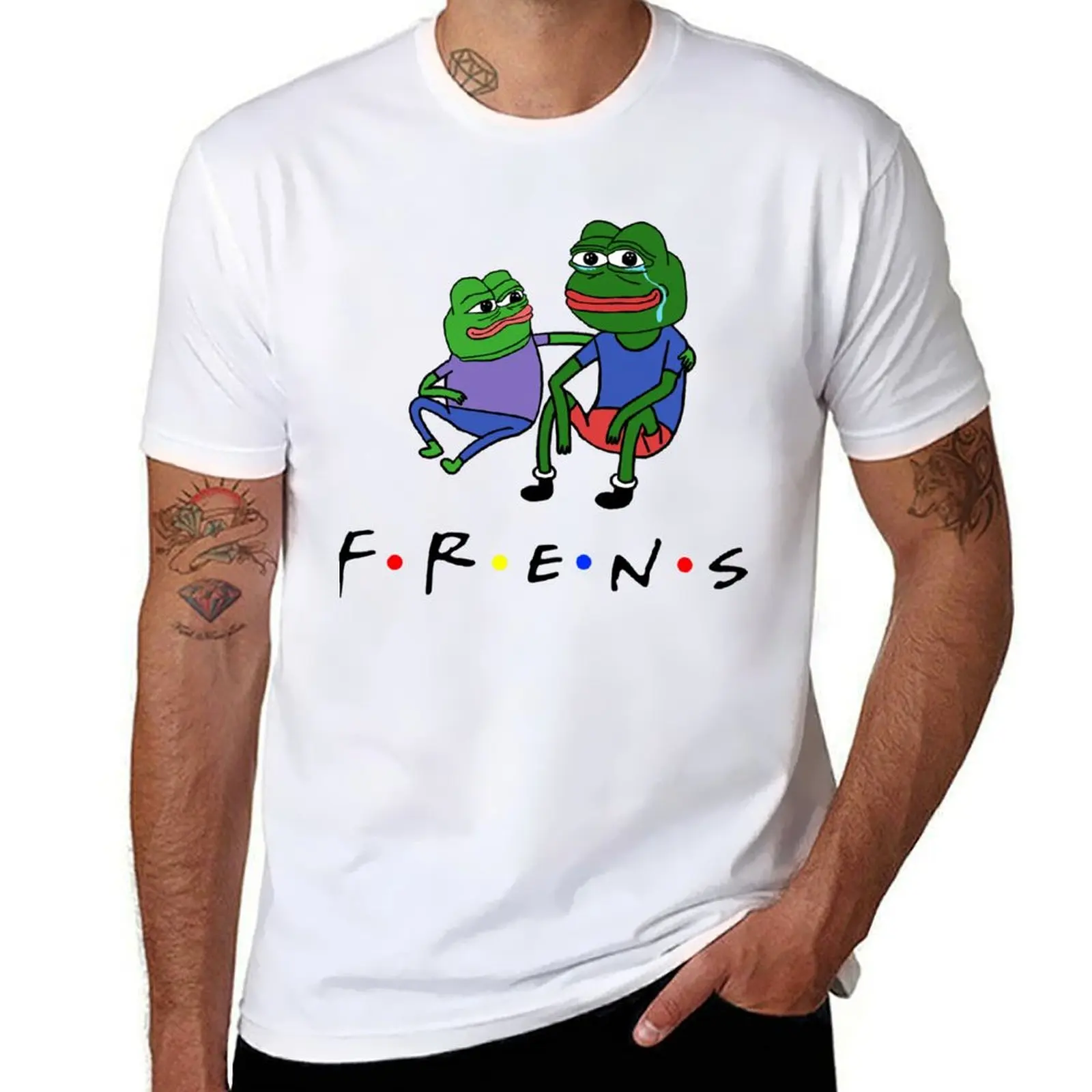 

Love Funny Man Pepe Frens Gifts For Everyone T-Shirt t shirt personalised t shirts designer funny t shirts dark humor T-Shirt