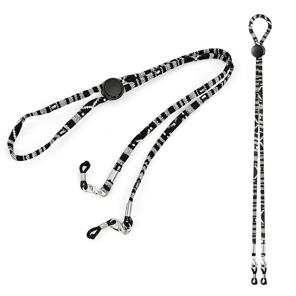 2er-Pack Sportliche Geflochtene Brillenkette Brillenband Brillenschnur Sonnenbrillenhalter Lesebrillenhalter PS05
