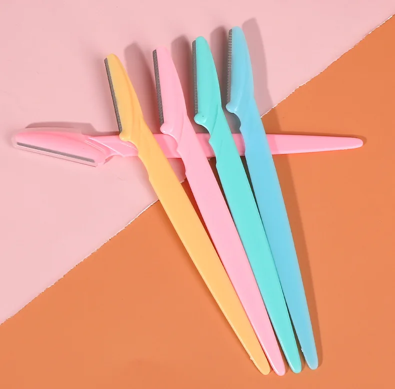 Wenkbrauw Trimmer Messen Makeup Tools Draagbare Gezicht Scheermes Haar Remover Cutter Brow Epileren Ontharing Eye Scheerapparaat Blades