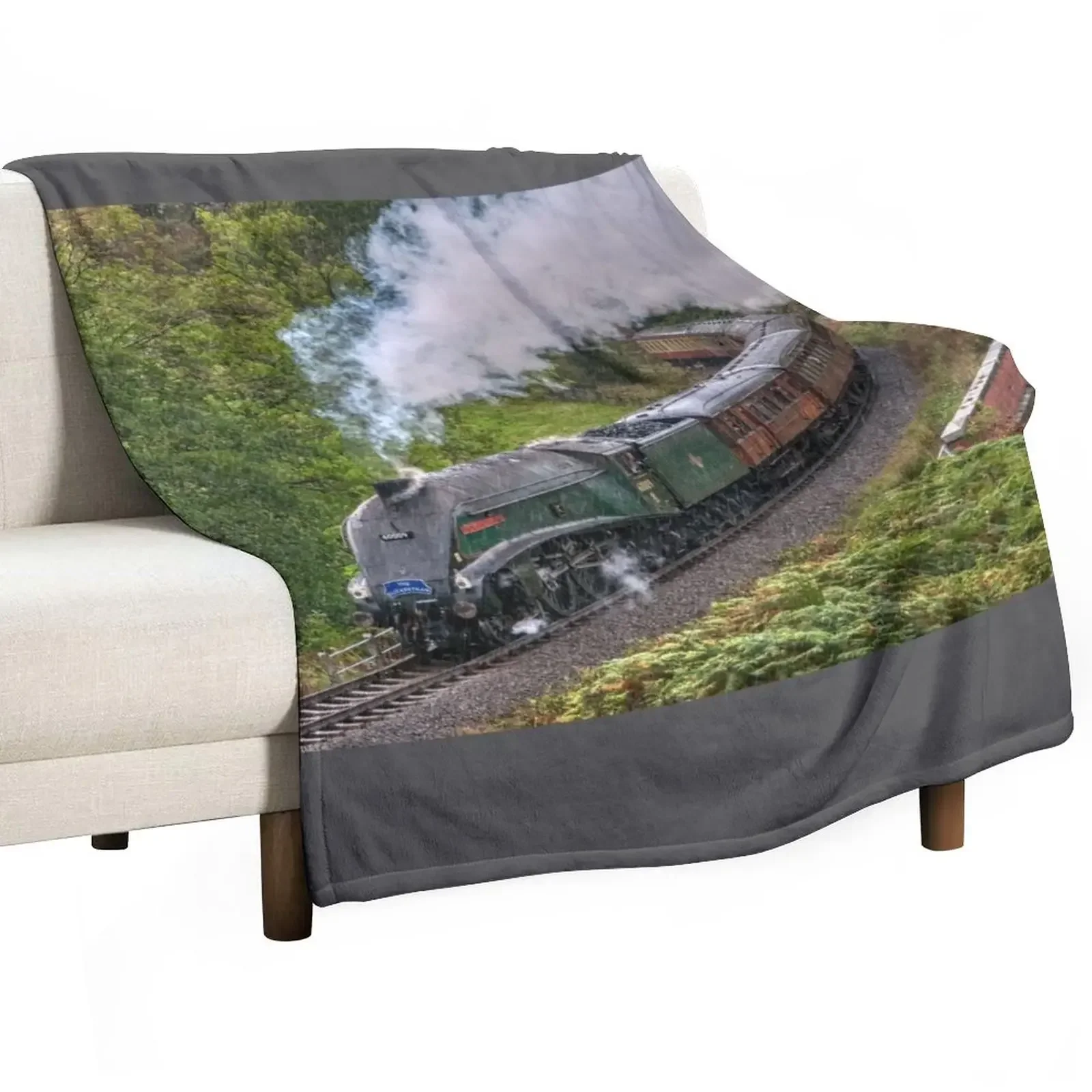 

60009 Union of South Africa in the Rain Throw Blanket Flannels Thermals For Travel Giant Sofa Blankets