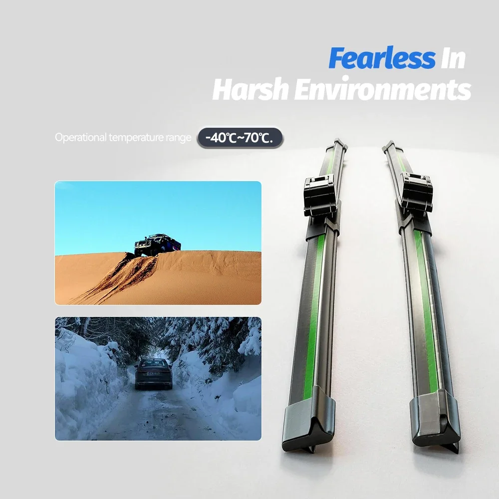 Wiper LHD Front Wiper Blades Set For Volvo V40 2012 - 2019 Windshield Windscreen Window Brushes 26"+19" Accessories - view 5