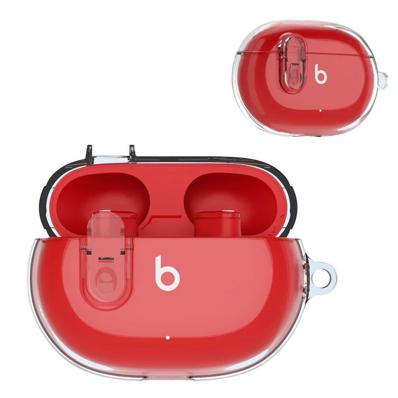 Funda transparente para Beats studio buds Plus Funda para Beats Studio Buds + Clear Lock Studio Buds Plus Funda para auriculares con gancho