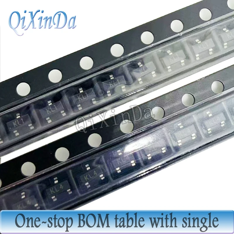 100PCS  BAT54 KL1 BAT54A KL2 BAT54C KL3 BAT54S KL4 BAV70 BAV99 BAW56 BAS16 BSS138 BSS84 2N7002 SOT-23 Transistor