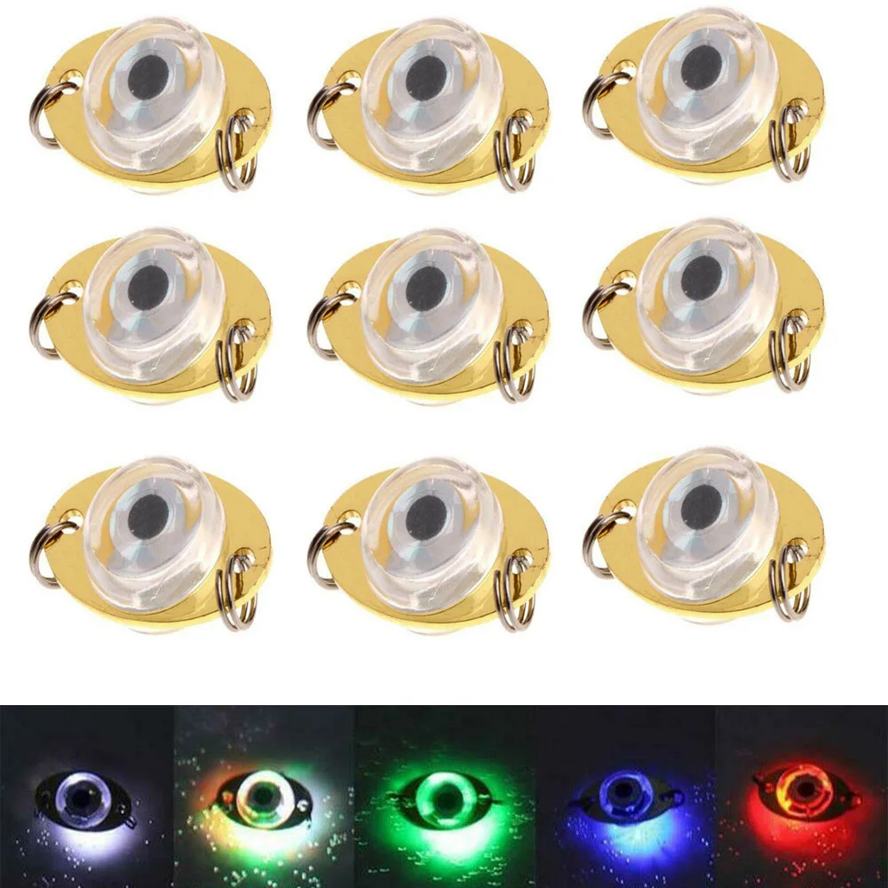 

20/30/50Pcs LED Mini Outdoor Fishing Lights Portable LED River Lake Sea Underwater Night Fishing Light Fish Lure Green Blue Red