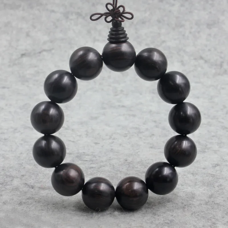 

Red Light Sandalwood Hand Polished Buddha Beads Hand String National Style Mahogany Hand Decoration Black Sandalwood Lacquerless