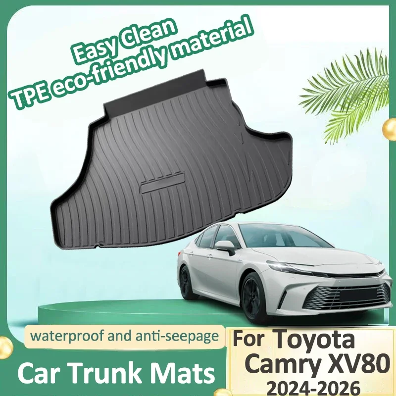 

Car Trunk Mat For Toyota Camry XV80 2024 2025 2026 Cargo Liners TPE Boot Pads Scratch-resistant Tools Clean Easy Car Accessories