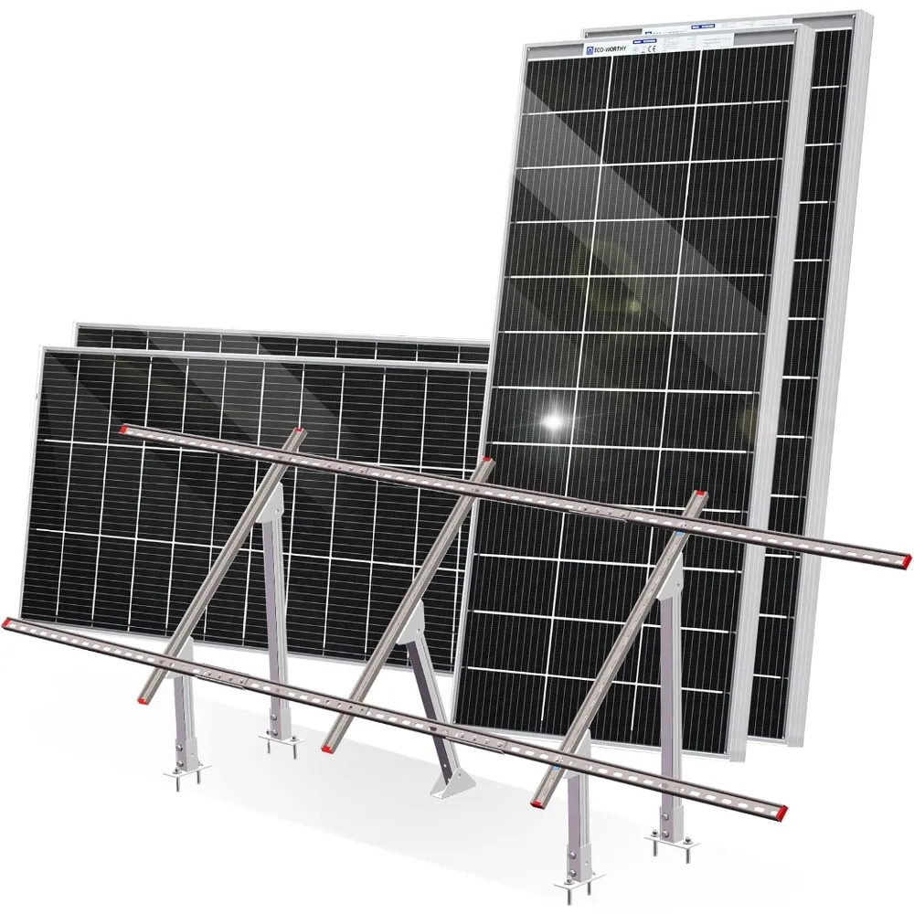 

780W 3.12KWH Solar Panels with Upgrade Ground Mount for Shed, Home, Farm & Garden, Mounting Bracket Perfectly