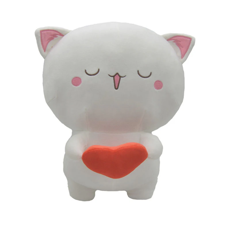 Peluche chat de pêche, 30cm, adorable, doux, animal, dessin animé, pour la journée de Léon, cadeau d'anniversaire