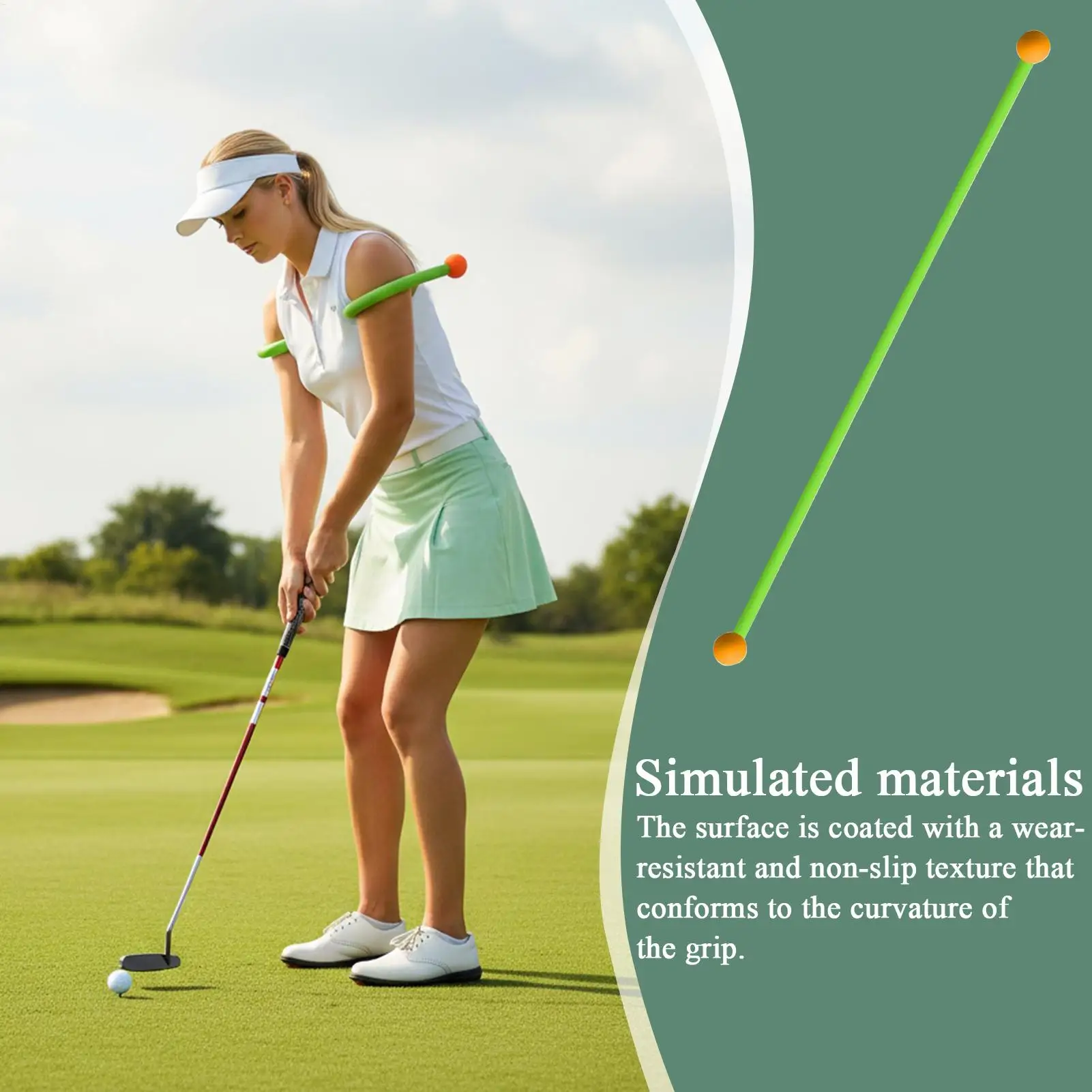 أدوات تأرجح الجولف المحمولة القابلة للطي المهنية للرجال وضع المدرب سوينغ نادي لاعب الغولف الرياضيين البالغين المراهقين داخلي في الهواء الطلق