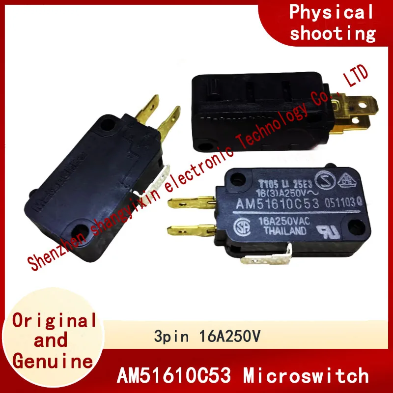 Original AM51610C53 16A250V high current silver contact microswitch travel limit switch