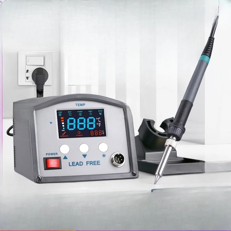 

high frequency welding table Eddy current welding table 90W150W automatic tin feeding high power electric soldering iron