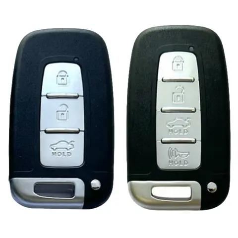 Étui de remplacement pour clé télécommande intelligente OEM, 3/4 boutons, pour Hyundai I30 IX35 Sonata Genesis Veloster Equus pour Kia Forte Rio