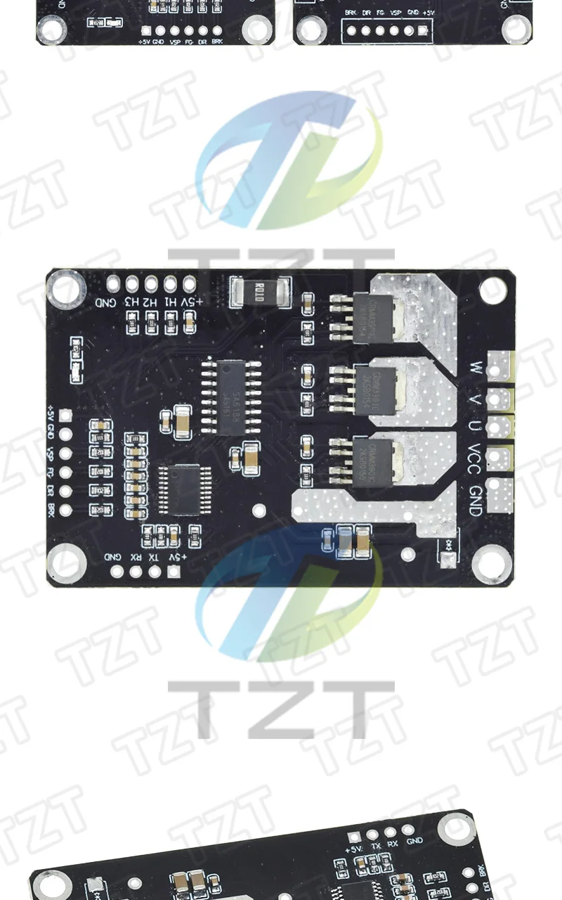 1/3 Stück BLDC-200W 5V-40V 25A Induktiver Bürstenloser Hall-Motor-Controller PWM Dreiphasen-Motorantriebsmodul – Detail 8