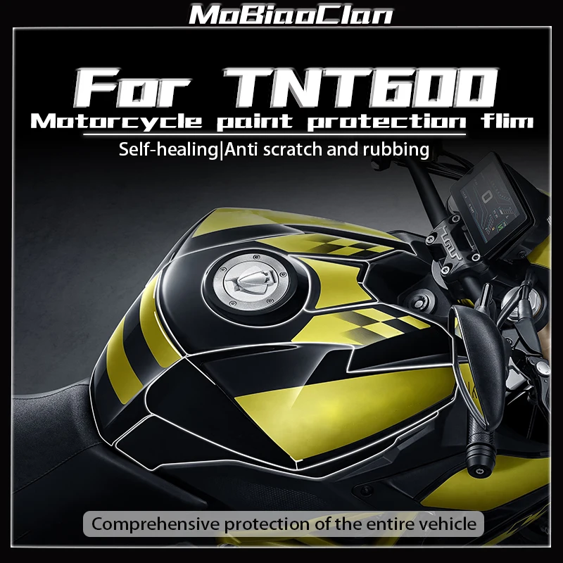 

For Benelli TNT600 TNT 600 2021 Motorcycle Full Body Transparent Protective Film Kits Accessories Protection Stickers Decals