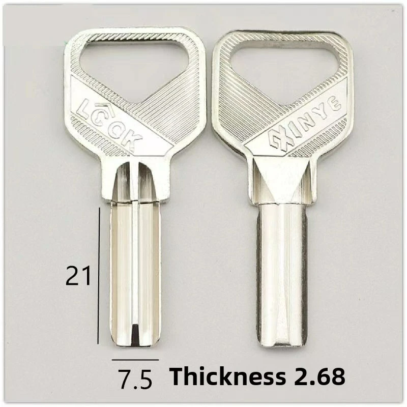 20PC   Atomic U-shaped Crescent Semi-circular Key Embryo, Glass Door Key Embryo