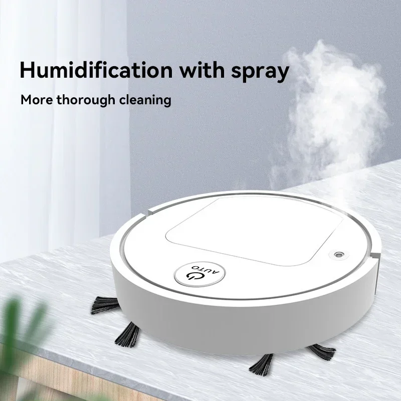 New 5-in-1 Sweeping Spray Robot Portable Sweep Machine Strong Cleaning Air Purification Intelligent Robot Household Appliances