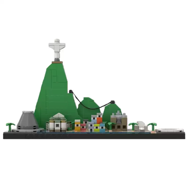 Rio de Janeiro Stralsund Stralsund University of Califo USA Main City Skyline Bricks Assembly House Street Landscape Model Toys