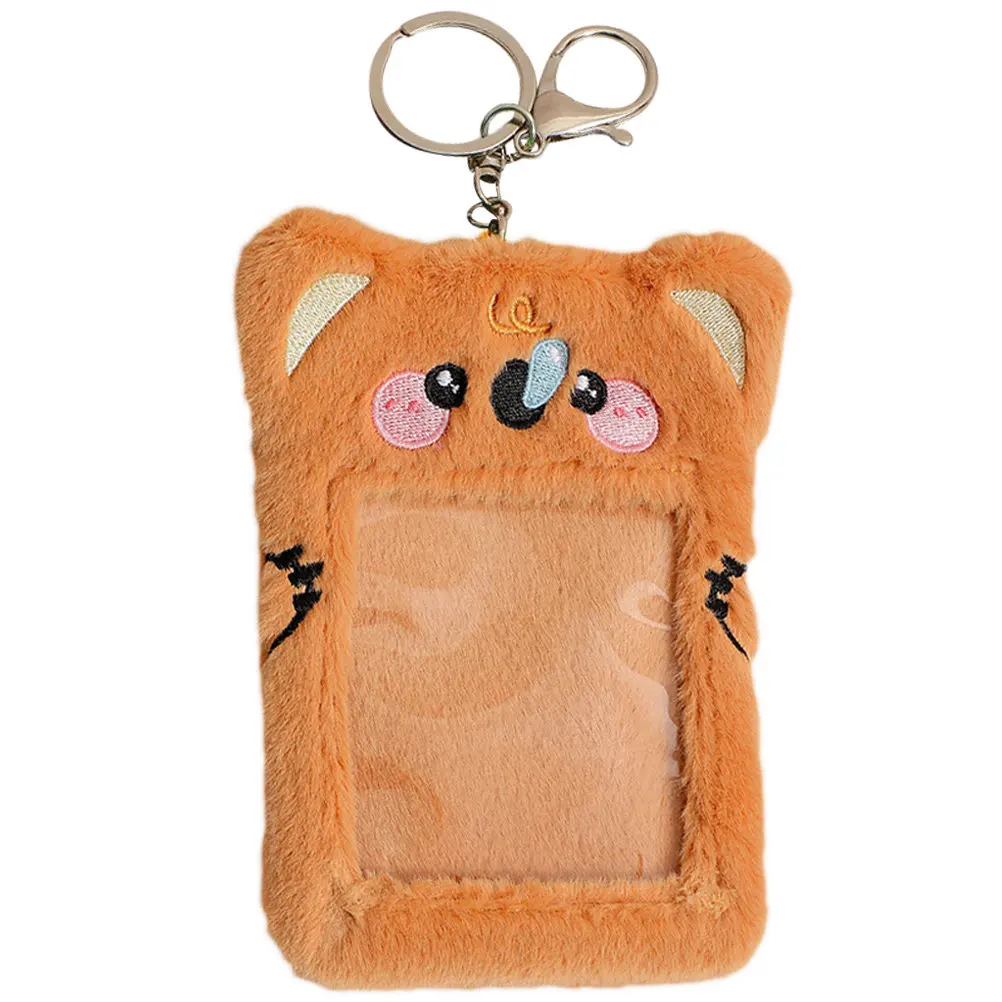 

Cartoon Frog Card Holder Soft Protective Cover Id Badge Sleeve Convenient Visible Card Protector for Students Staff Nurses