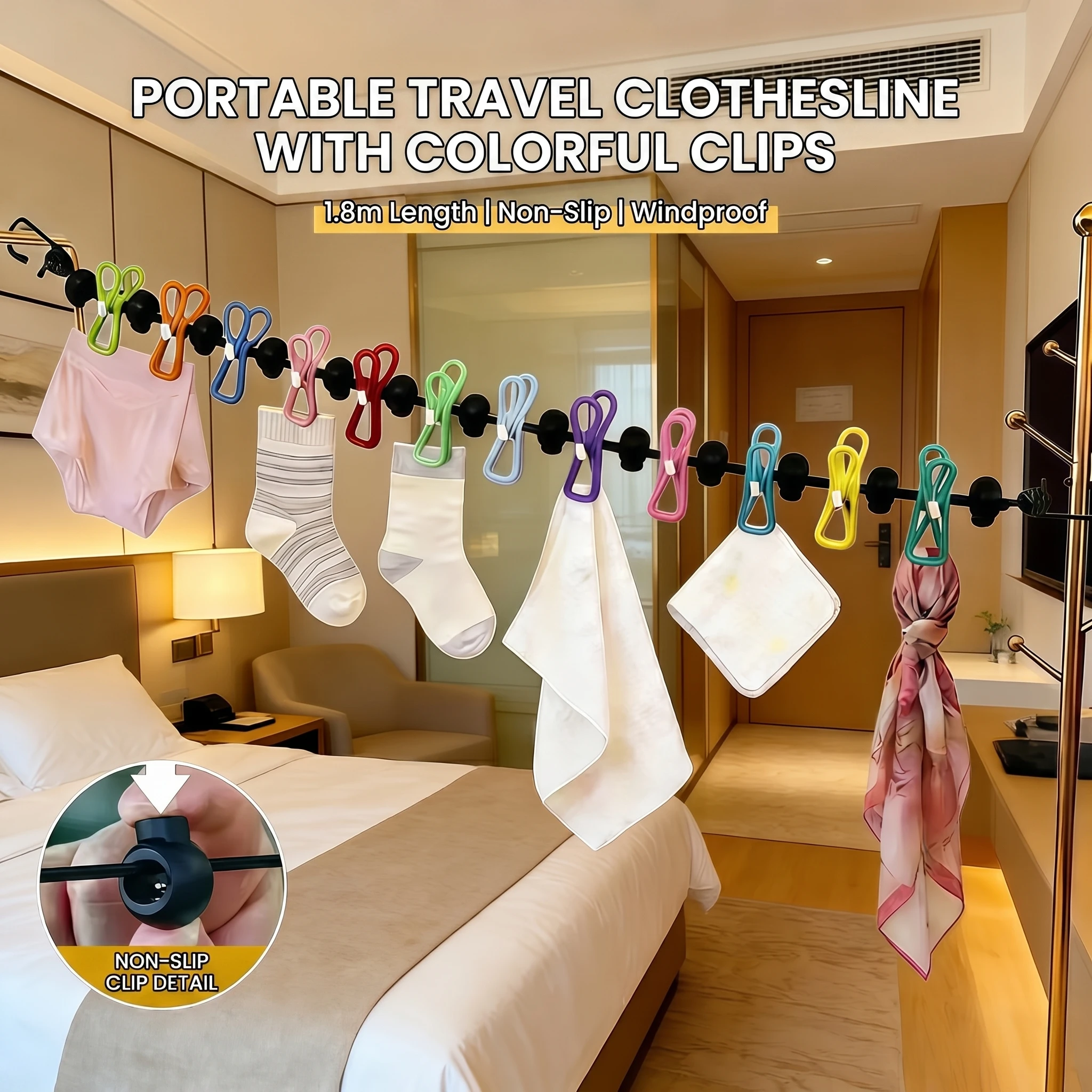Travel Clothesline Clothes Lin - Tippet Line review and price