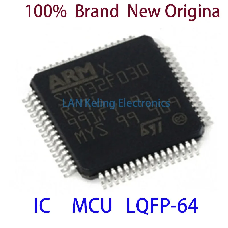 STM32F030RCT6 STM STM32F STM32F030 STM32F030RC STM32F030RCT 100% Brand New Original IC MCU LQFP-64 CHIP