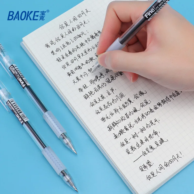 Imagem -04 - Baoke-grande Capacidade Office Gel Pen Pc880k 05 mm