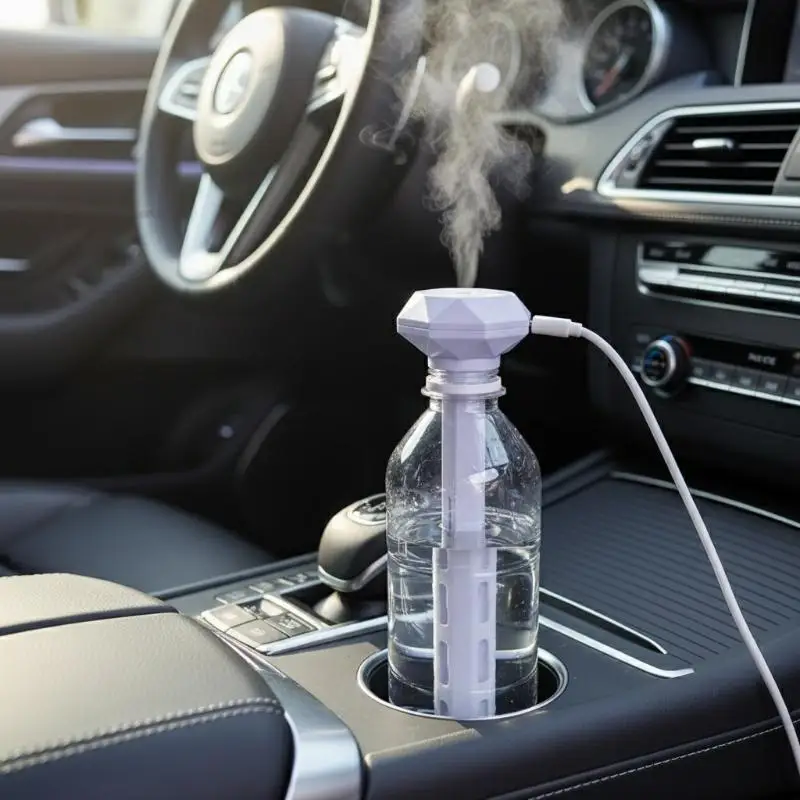 USB Humidifier Stick Compact Design with LED Light Ideal for Home and Office Air Moisturizing