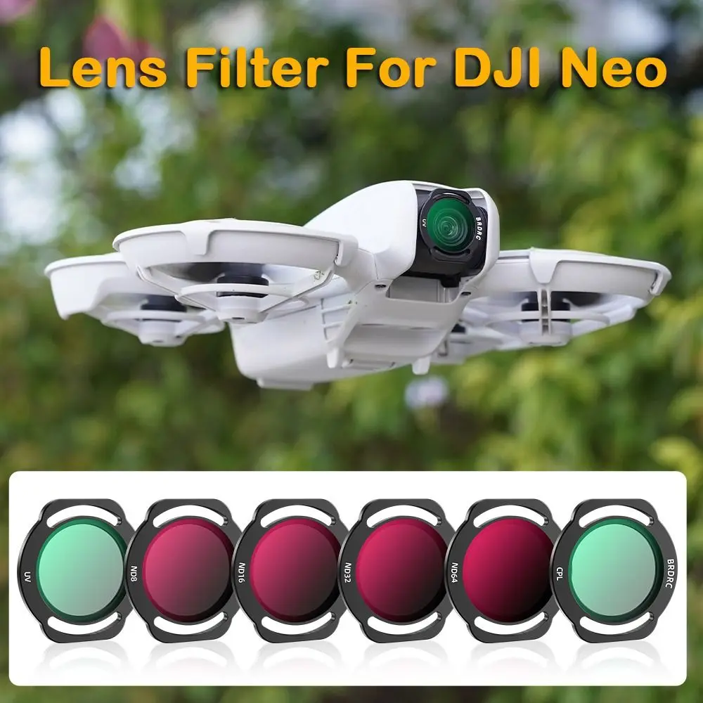 Новые фильтры для объектива из оптического стекла CPL ND4 ND8 ND16 ND32 фильтр для камеры аксессуары для дрона Защита объектива для DJI Neo