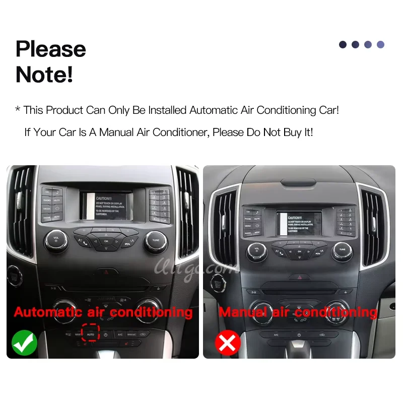 10.4 Inch Vertical Screen Android Car Head Unit for Ford Edge 2015-2020 Radio GPS