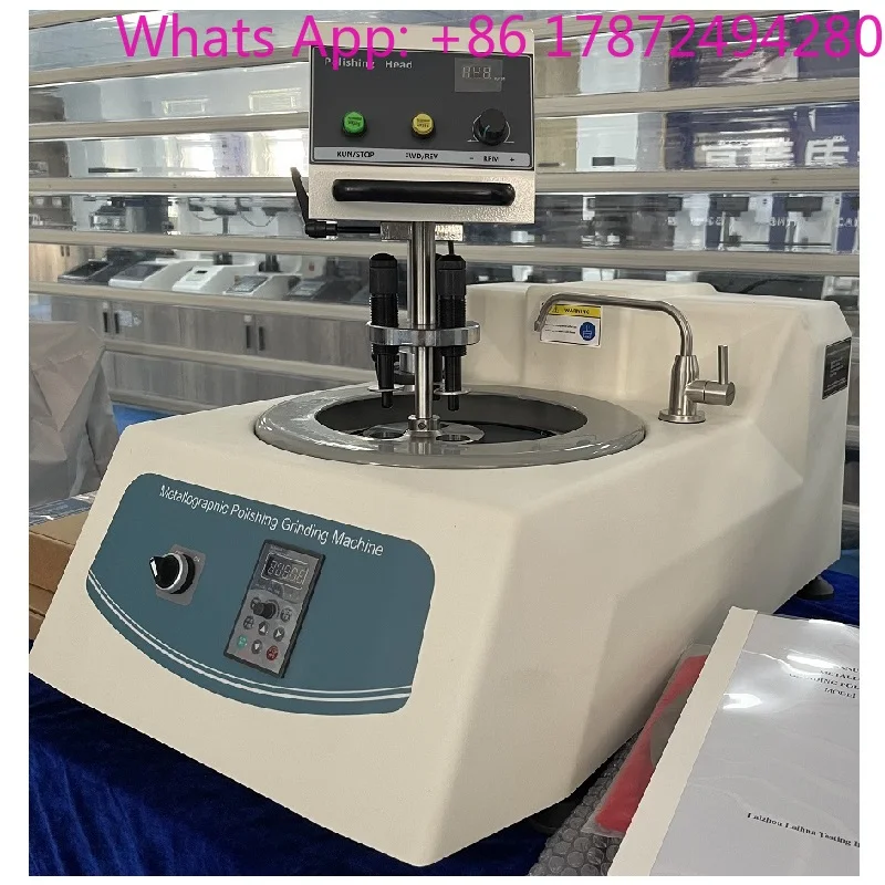 Desktop Metallographic Sample Grinder Polisher Machine - Precision Grinding Polishing Equipment for Metallographic Samples