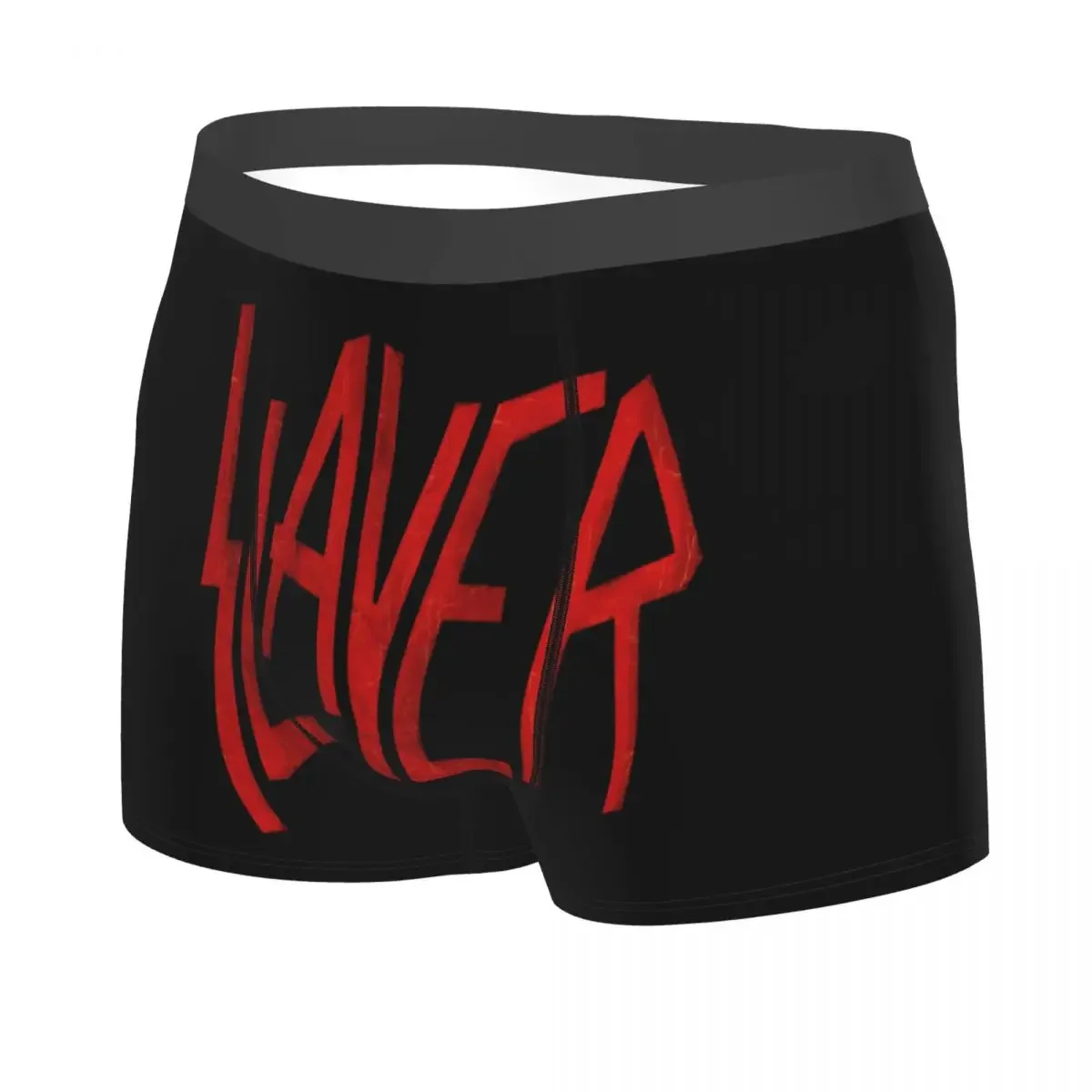 Slayers Letter Underwear Male Printed Custom Heavy Boxer Shorts Panties Briefs Breathable Underpants