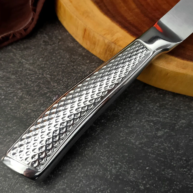 Stainless Steel Steak Knife Kitchen Serrated Knife Beef Cutting Bread Fruit Knife Cooking Tools